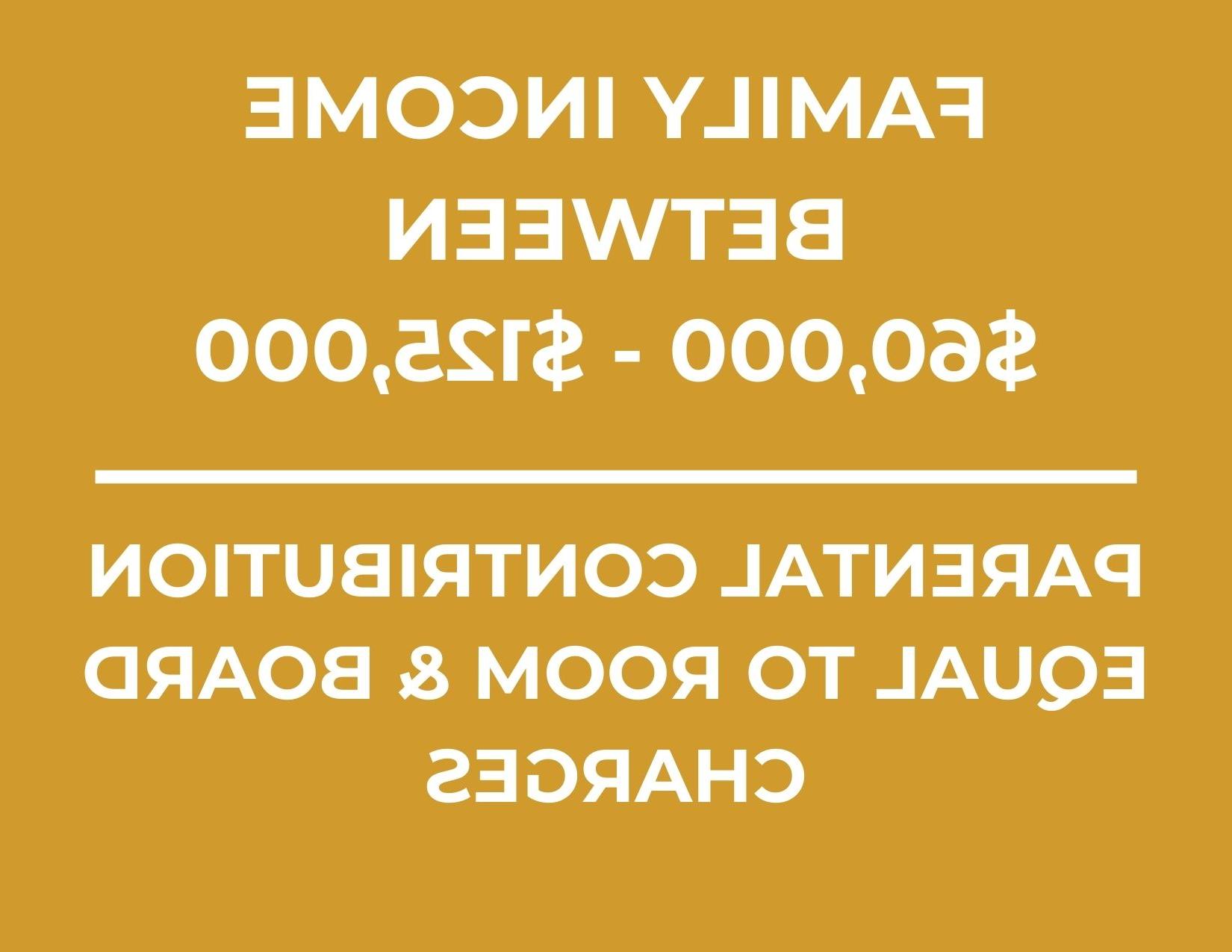 FAMILY INCOME BETWEEN 60000 - 125000